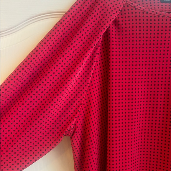 Banana Republic Red Polka Dot Shirt - Picture 3 of 4